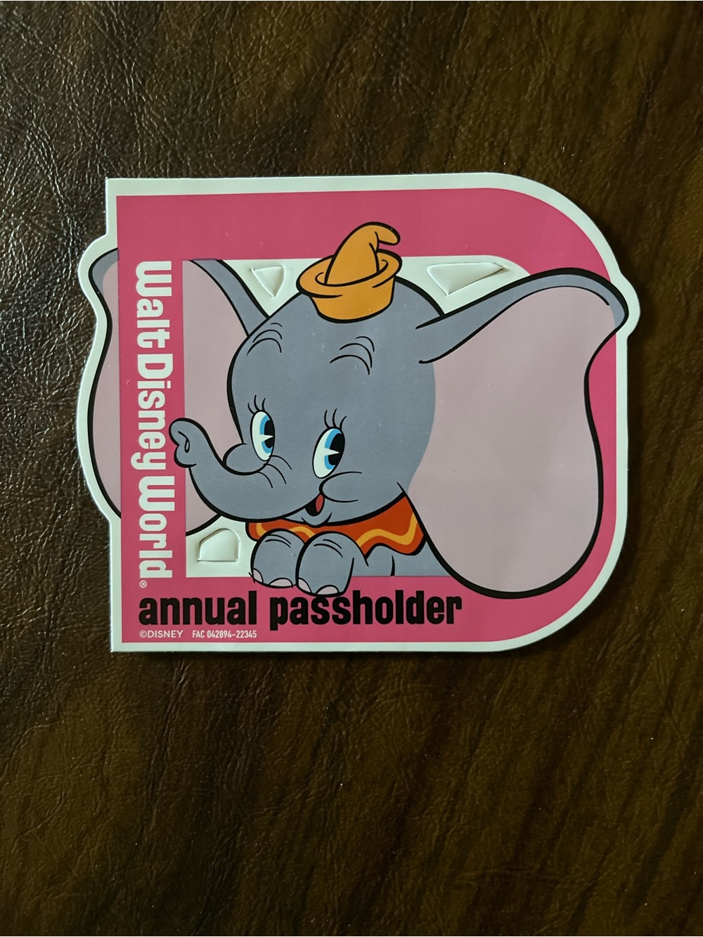 New Walt Disney World Annual Passholder Magnet Featuring Dumbo
